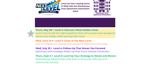 Next Level Leasing Series | Discover What Matters Most