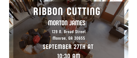 Ribbon Cutting for Morton James