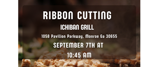 Ribbon Cutting for Ichiban Grill