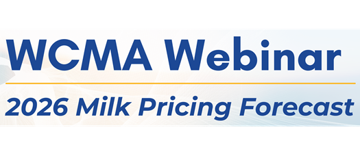 WCMA Webinar: 2026 Milk Pricing Forecast