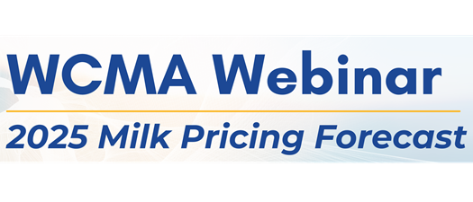 WCMA Webinar: 2025 Milk Pricing Forecast