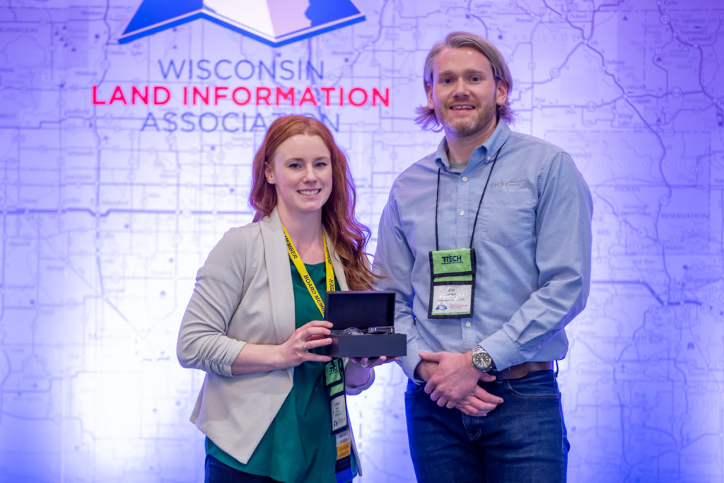 image of Zach Swingen from Milwaukee County receiving the Emerging Leader award