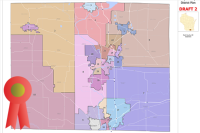 thumbnail of Rock County tentative supervisory district plan