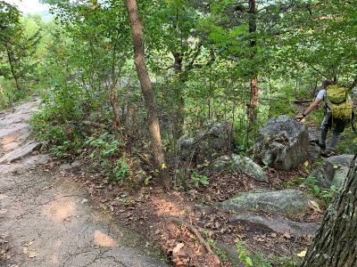 Local rock-climbing guide showing his extensive knowledge of the area.