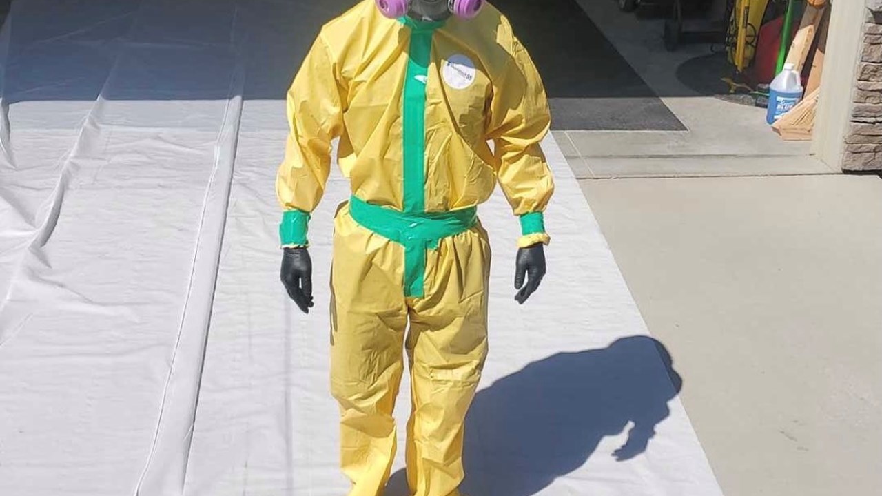 Wearing proper PPE. Protecting our employees is important to us.