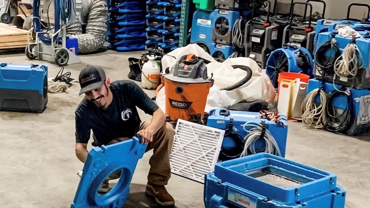Cleaning and sanitizing all equipment