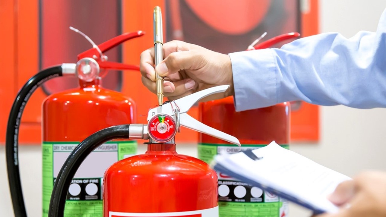 Fire Extinguisher Test Inspections Compliance Reporting 