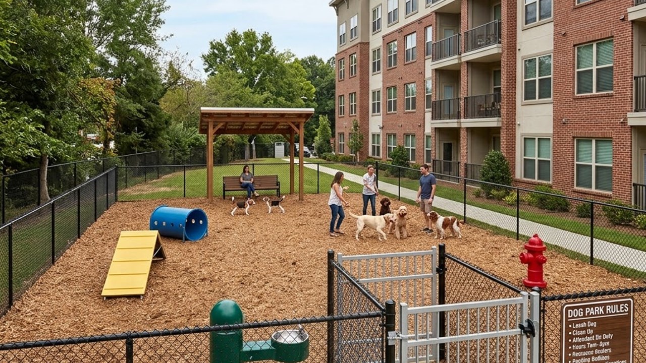 Sunnydale Apts New Dog Park Layout