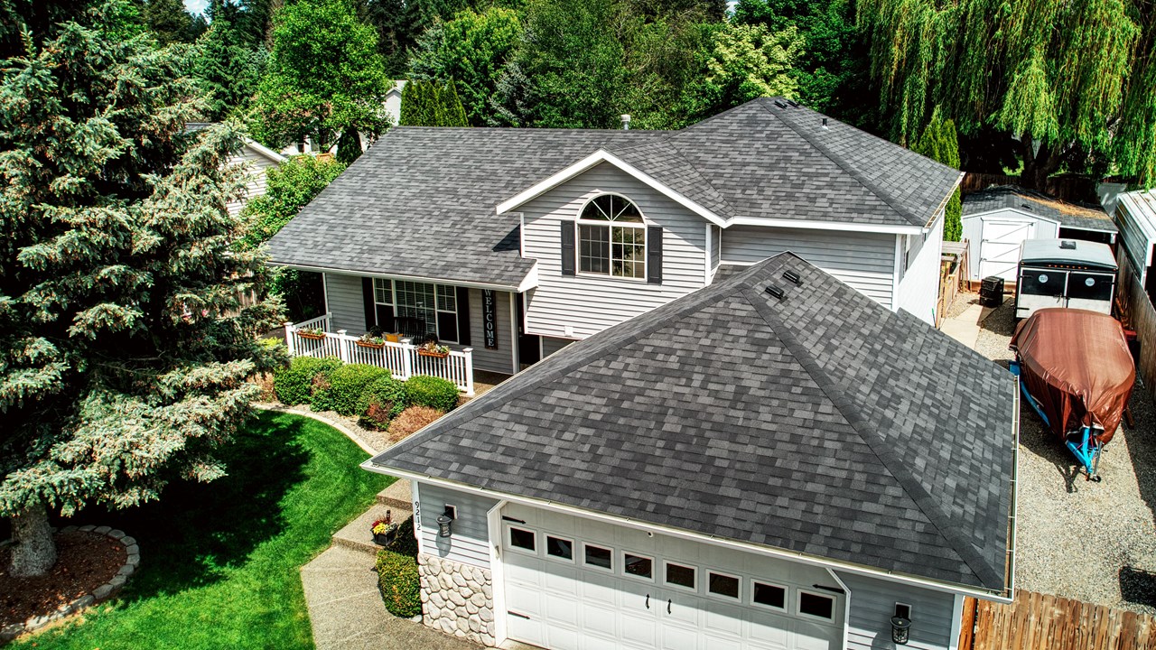 All Roofs + Inspections | Roof Replaced with Malarkey's Midnight Black