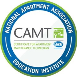 2026 CAMT Class Sponsorship- Certified Apartment Maintenance Technician