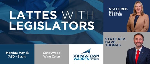 Lattes with Legislators featuring State Representatives Dave Thomas and Kellie Deeter