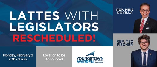 Lattes with Legislators Featuring Rep. Tex Fischer & Rep. Mike Dovilla