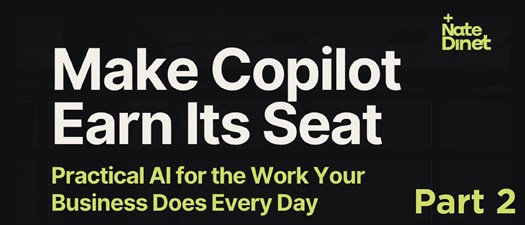 AI Webinar: Part 2: Find the Copilot Workflow. Build the Advantage